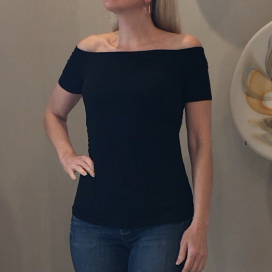 Brand New Stunning Off The Shoulder Blk Top